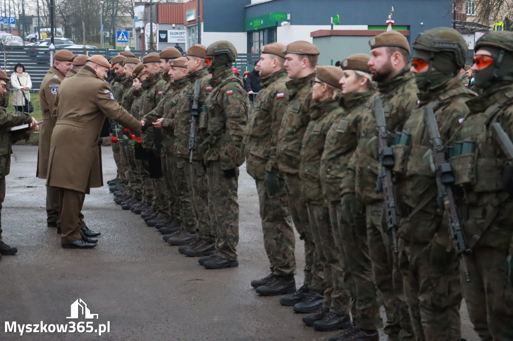 Fotorelacja: Defilada 13. Śląskiej Brygady Obrony Terytorialnej w Myszkowie