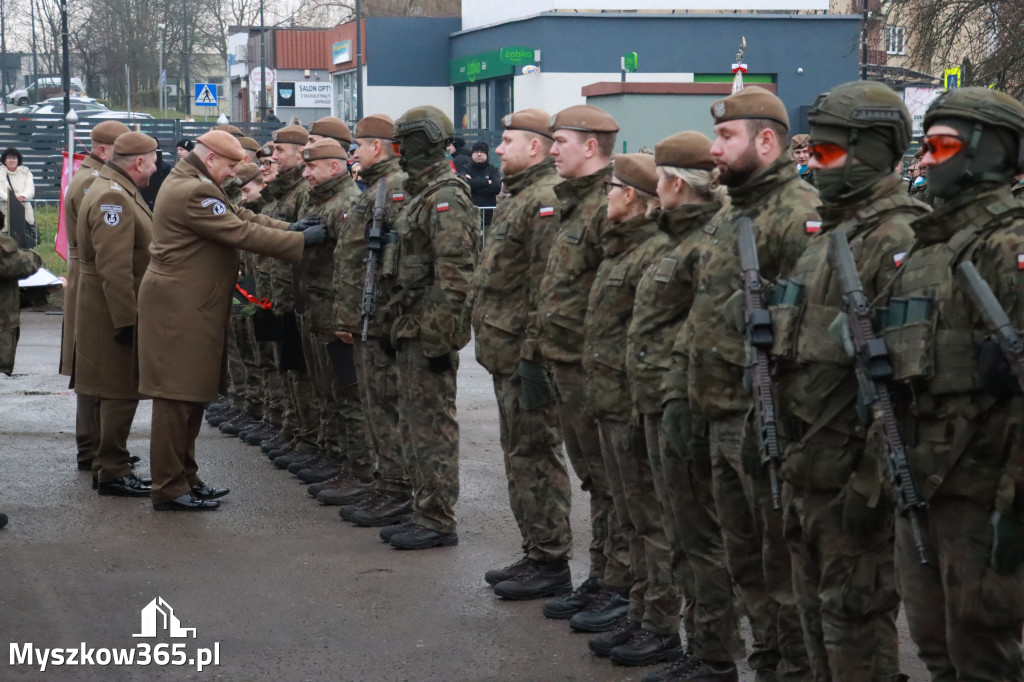 Fotorelacja: Defilada 13. Śląskiej Brygady Obrony Terytorialnej w Myszkowie