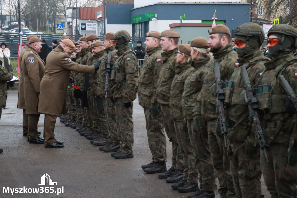 Fotorelacja: Defilada 13. Śląskiej Brygady Obrony Terytorialnej w Myszkowie