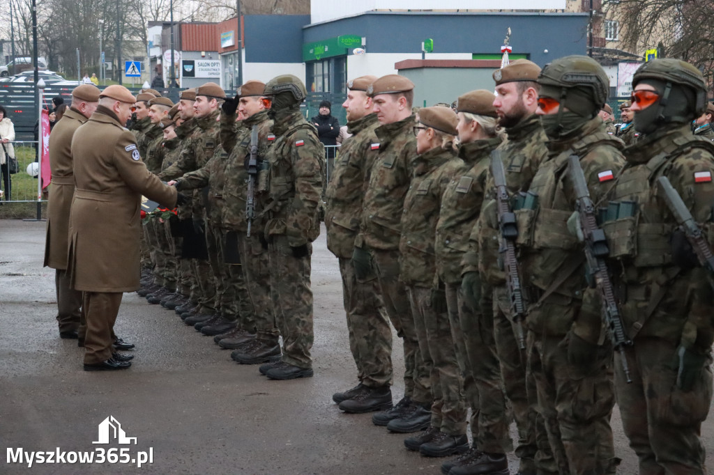 Fotorelacja: Defilada 13. Śląskiej Brygady Obrony Terytorialnej w Myszkowie