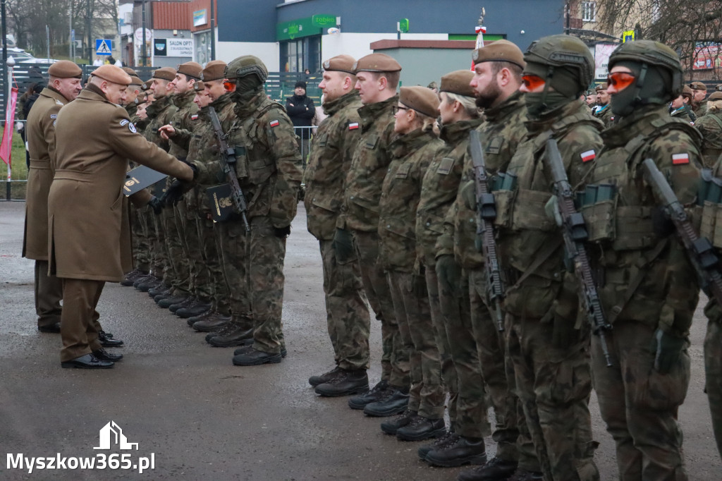Fotorelacja: Defilada 13. Śląskiej Brygady Obrony Terytorialnej w Myszkowie