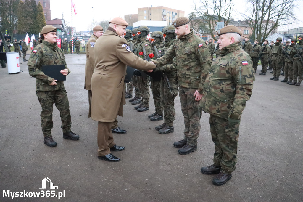 Fotorelacja: Defilada 13. Śląskiej Brygady Obrony Terytorialnej w Myszkowie