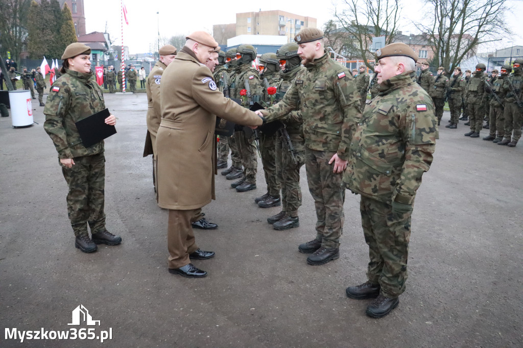 Fotorelacja: Defilada 13. Śląskiej Brygady Obrony Terytorialnej w Myszkowie
