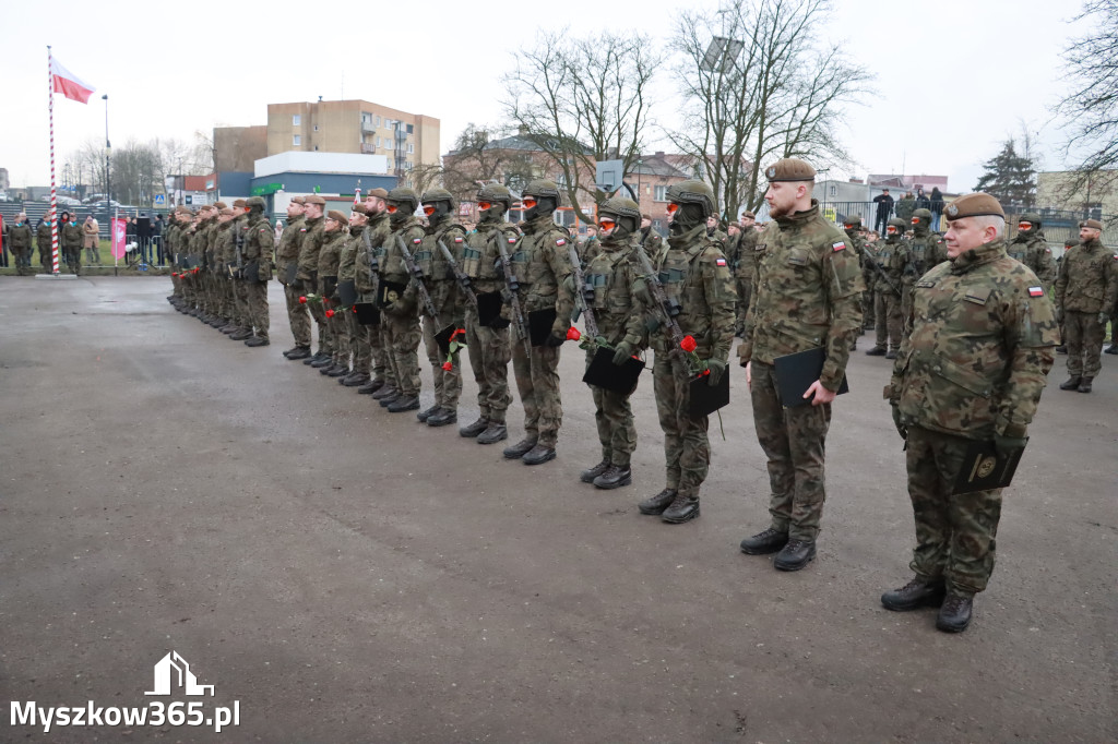 Fotorelacja: Defilada 13. Śląskiej Brygady Obrony Terytorialnej w Myszkowie