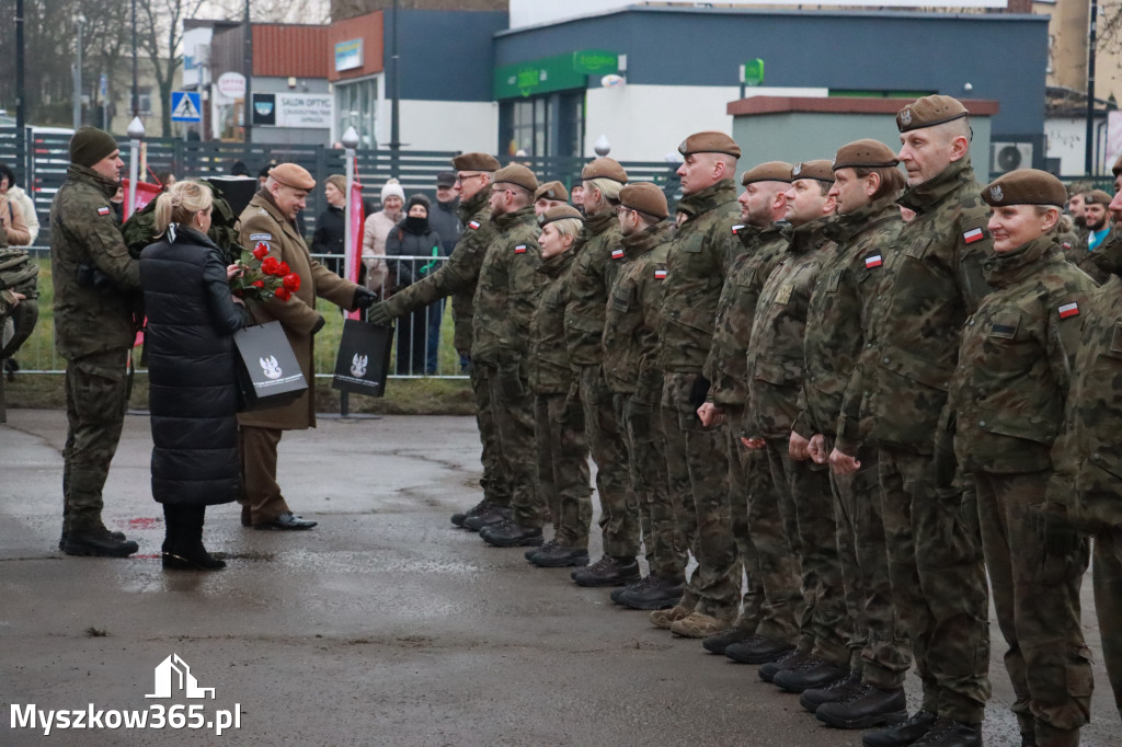 Fotorelacja: Defilada 13. Śląskiej Brygady Obrony Terytorialnej w Myszkowie