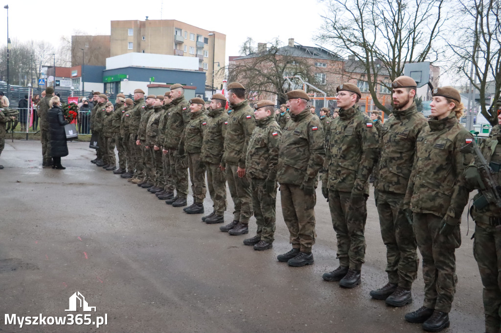 Fotorelacja: Defilada 13. Śląskiej Brygady Obrony Terytorialnej w Myszkowie