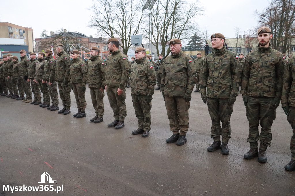 Fotorelacja: Defilada 13. Śląskiej Brygady Obrony Terytorialnej w Myszkowie