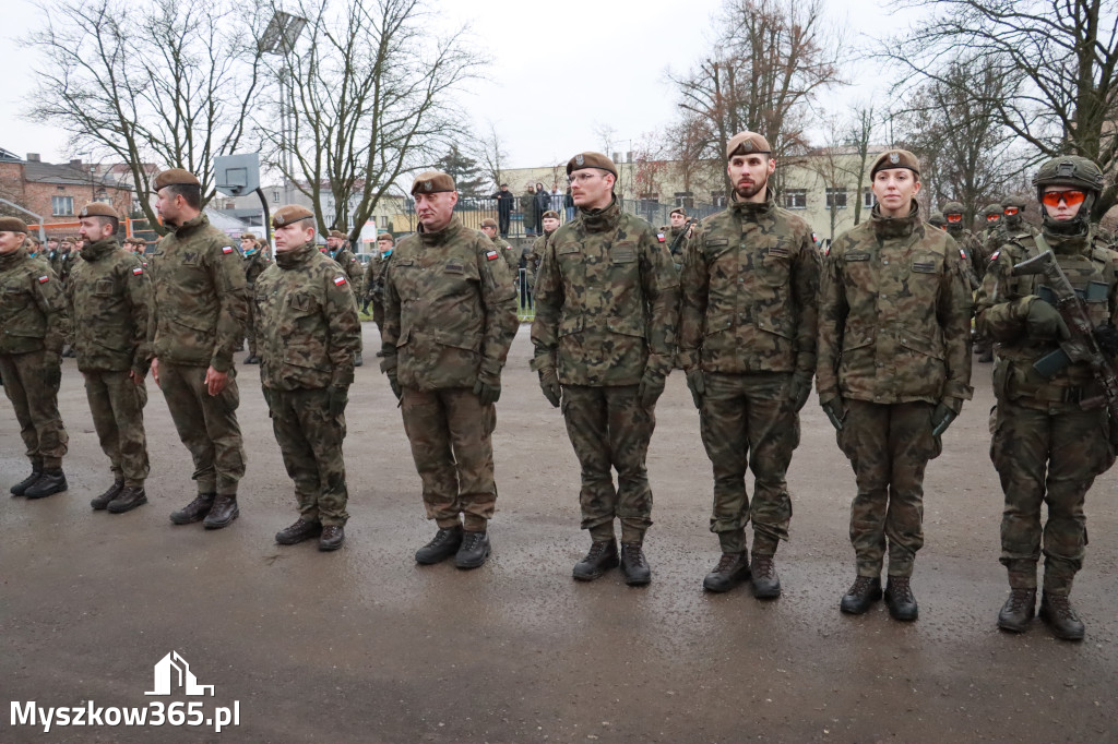 Fotorelacja: Defilada 13. Śląskiej Brygady Obrony Terytorialnej w Myszkowie