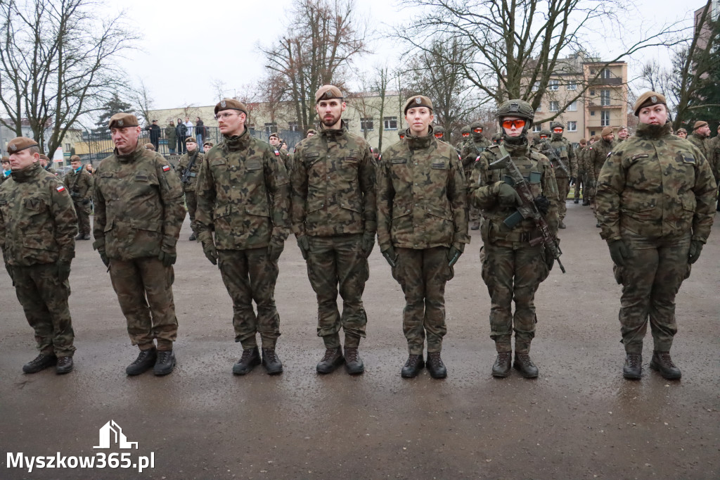 Fotorelacja: Defilada 13. Śląskiej Brygady Obrony Terytorialnej w Myszkowie