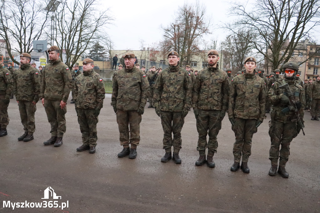 Fotorelacja: Defilada 13. Śląskiej Brygady Obrony Terytorialnej w Myszkowie