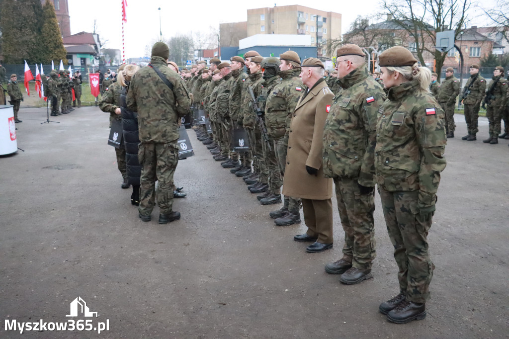 Fotorelacja: Defilada 13. Śląskiej Brygady Obrony Terytorialnej w Myszkowie