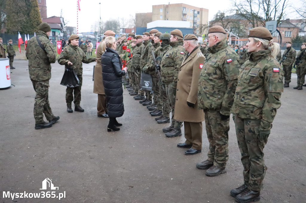 Fotorelacja: Defilada 13. Śląskiej Brygady Obrony Terytorialnej w Myszkowie
