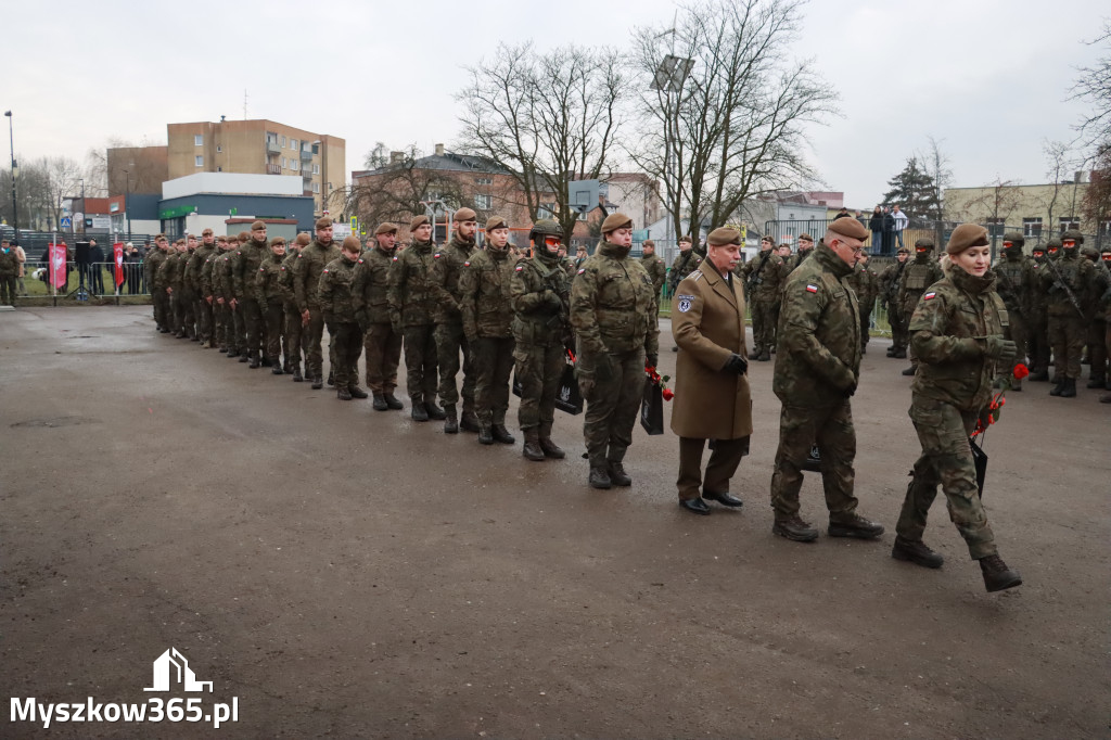 Fotorelacja: Defilada 13. Śląskiej Brygady Obrony Terytorialnej w Myszkowie