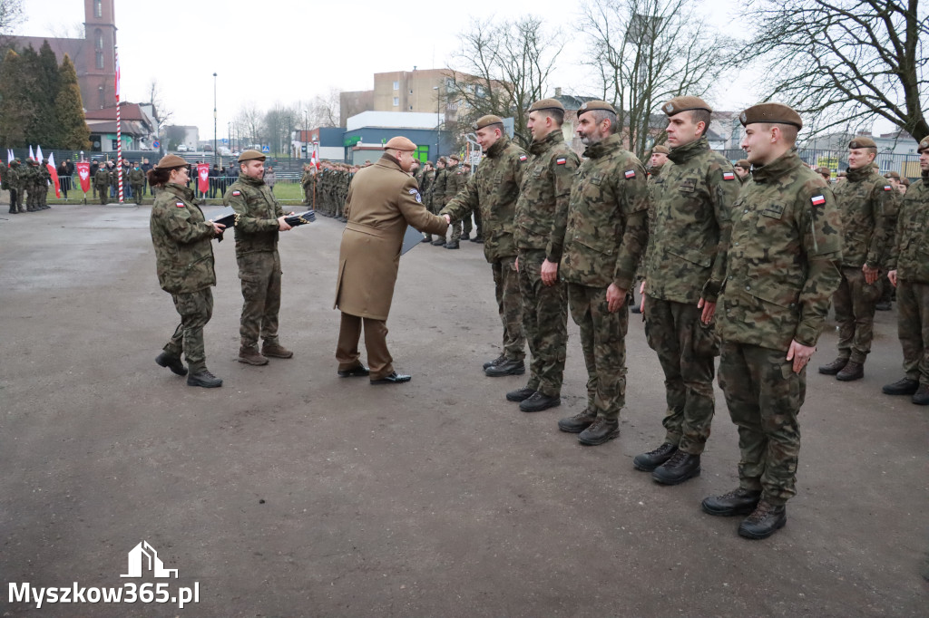 Fotorelacja: Defilada 13. Śląskiej Brygady Obrony Terytorialnej w Myszkowie