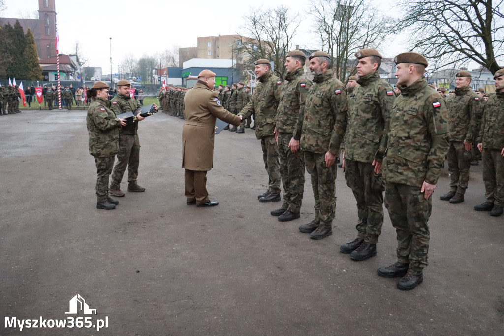 Fotorelacja: Defilada 13. Śląskiej Brygady Obrony Terytorialnej w Myszkowie