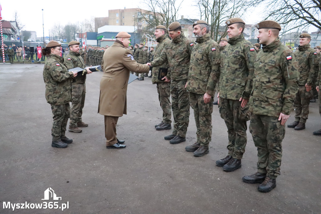 Fotorelacja: Defilada 13. Śląskiej Brygady Obrony Terytorialnej w Myszkowie
