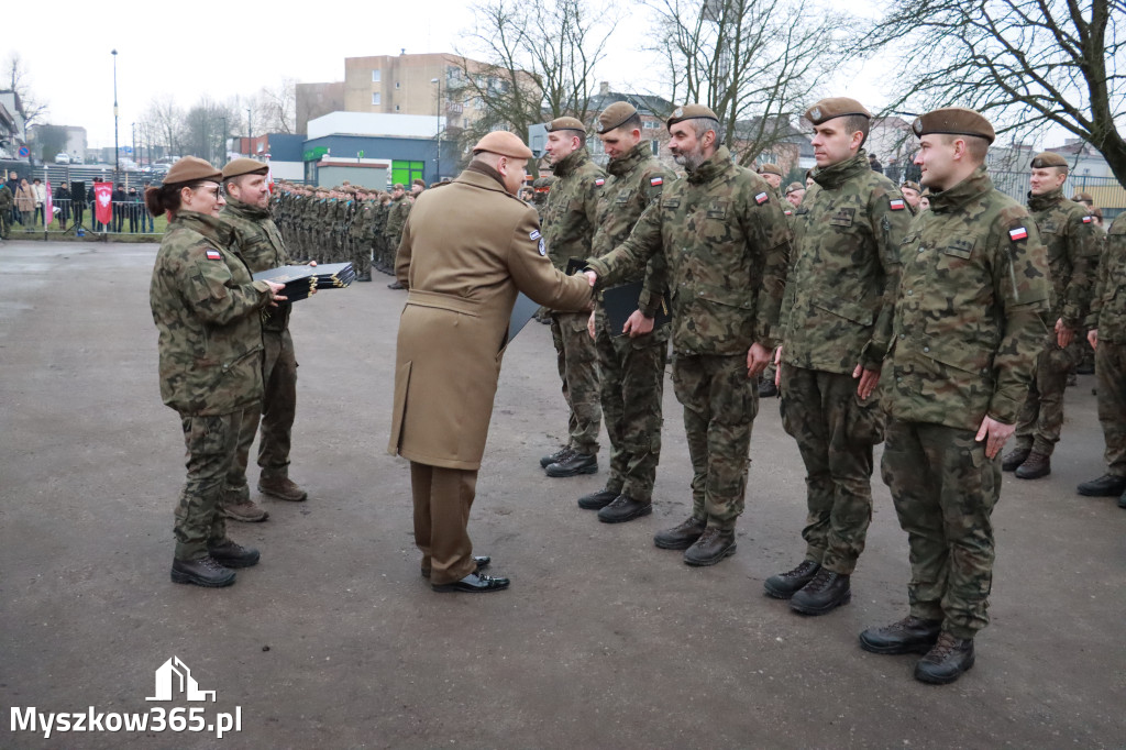 Fotorelacja: Defilada 13. Śląskiej Brygady Obrony Terytorialnej w Myszkowie