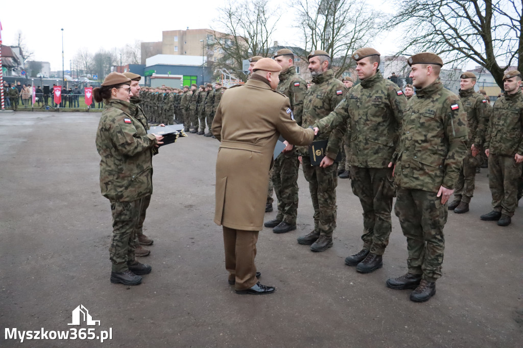 Fotorelacja: Defilada 13. Śląskiej Brygady Obrony Terytorialnej w Myszkowie
