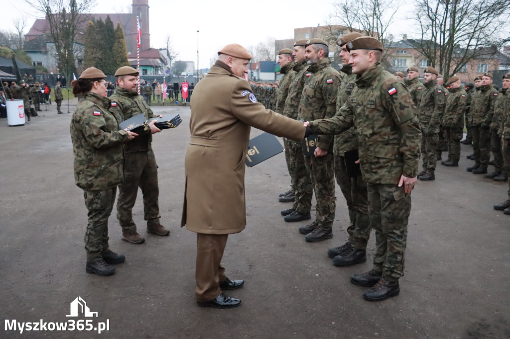 Fotorelacja: Defilada 13. Śląskiej Brygady Obrony Terytorialnej w Myszkowie