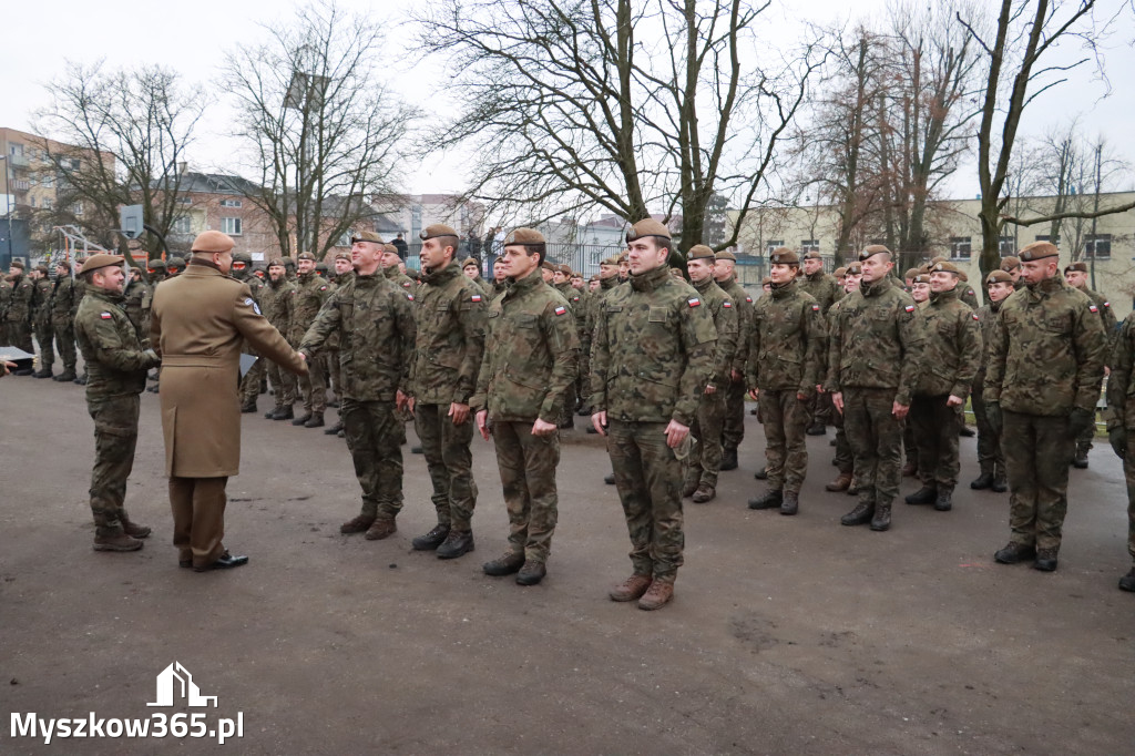 Fotorelacja: Defilada 13. Śląskiej Brygady Obrony Terytorialnej w Myszkowie