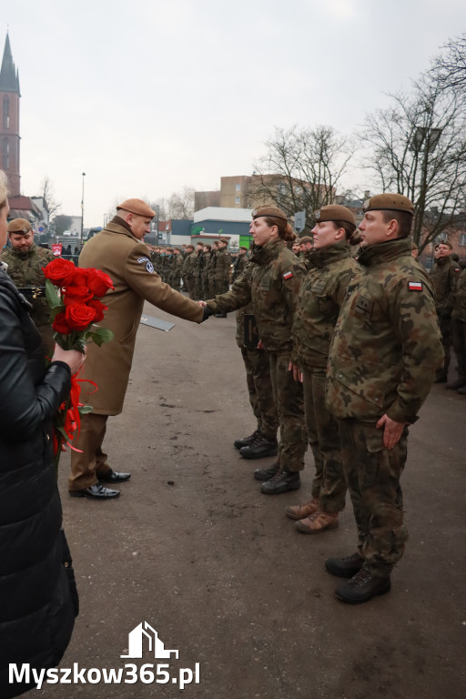 Fotorelacja: Defilada 13. Śląskiej Brygady Obrony Terytorialnej w Myszkowie