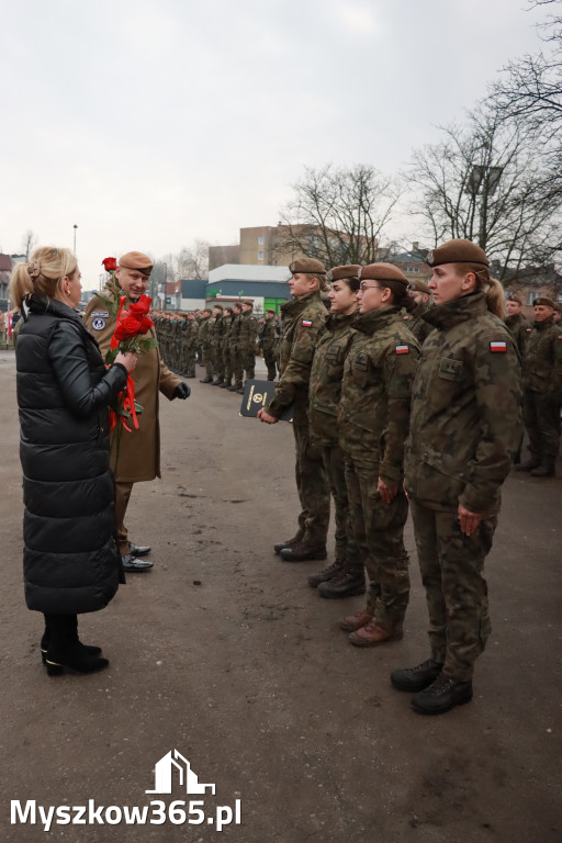 Fotorelacja: Defilada 13. Śląskiej Brygady Obrony Terytorialnej w Myszkowie