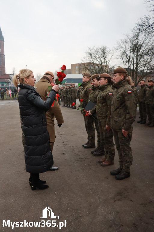 Fotorelacja: Defilada 13. Śląskiej Brygady Obrony Terytorialnej w Myszkowie