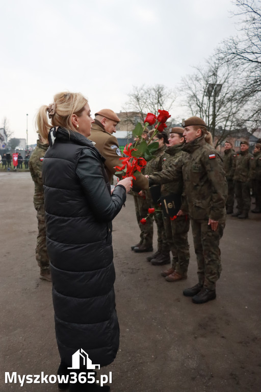 Fotorelacja: Defilada 13. Śląskiej Brygady Obrony Terytorialnej w Myszkowie