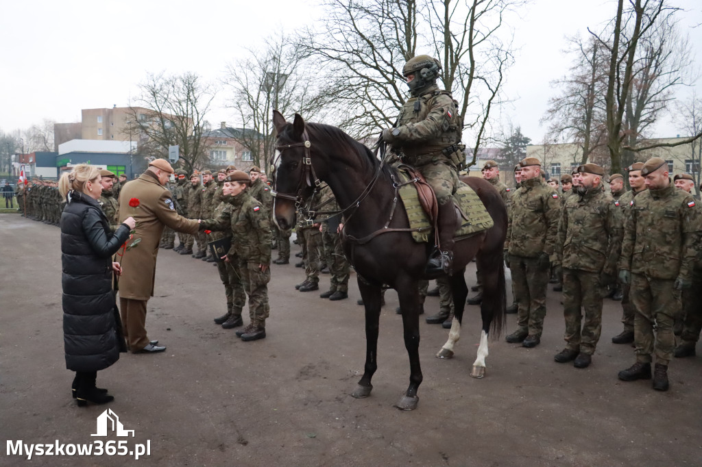 Fotorelacja: Defilada 13. Śląskiej Brygady Obrony Terytorialnej w Myszkowie