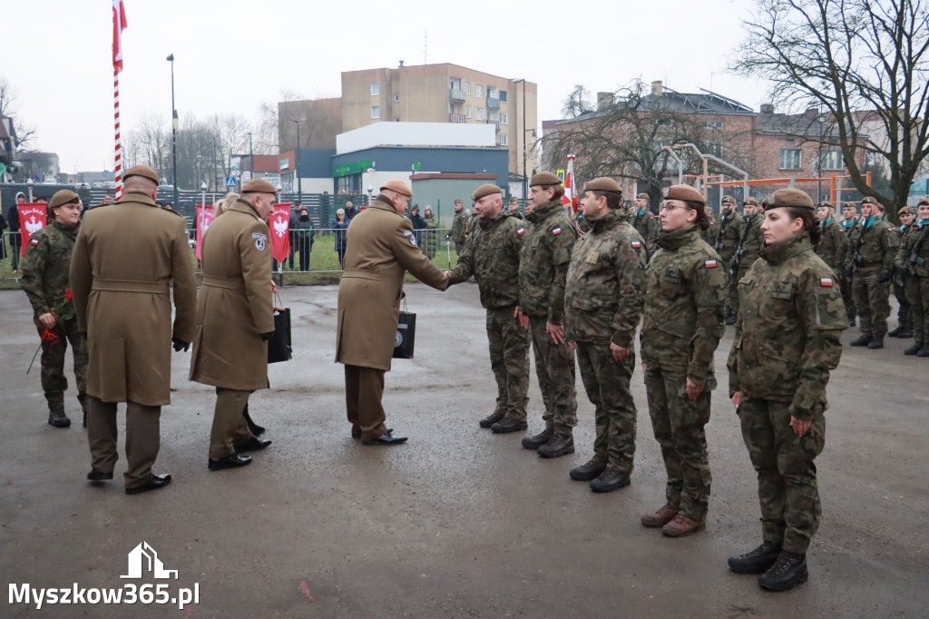 Fotorelacja: Defilada 13. Śląskiej Brygady Obrony Terytorialnej w Myszkowie