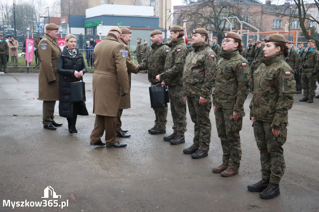 Fotorelacja: Defilada 13. Śląskiej Brygady Obrony Terytorialnej w Myszkowie