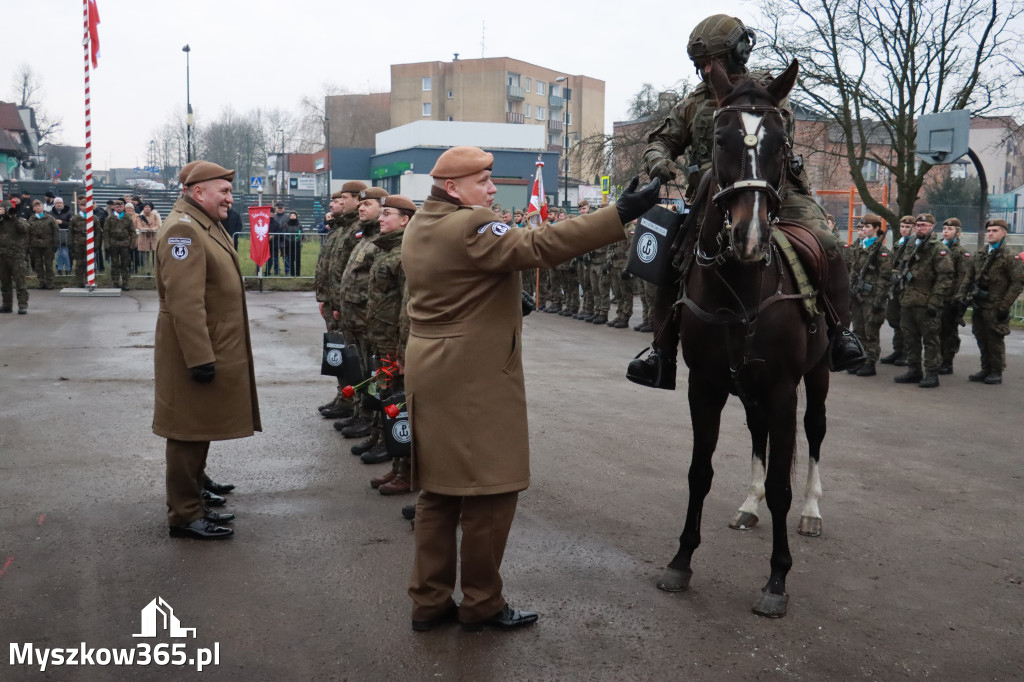 Fotorelacja: Defilada 13. Śląskiej Brygady Obrony Terytorialnej w Myszkowie