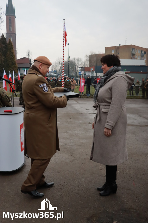 Fotorelacja: Defilada 13. Śląskiej Brygady Obrony Terytorialnej w Myszkowie