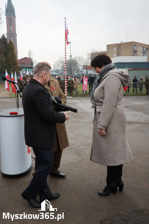 Fotorelacja: Defilada 13. Śląskiej Brygady Obrony Terytorialnej w Myszkowie
