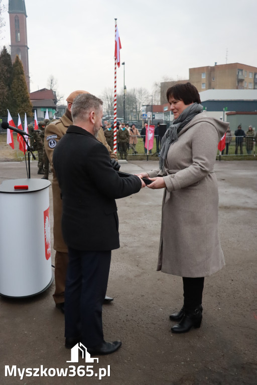 Fotorelacja: Defilada 13. Śląskiej Brygady Obrony Terytorialnej w Myszkowie