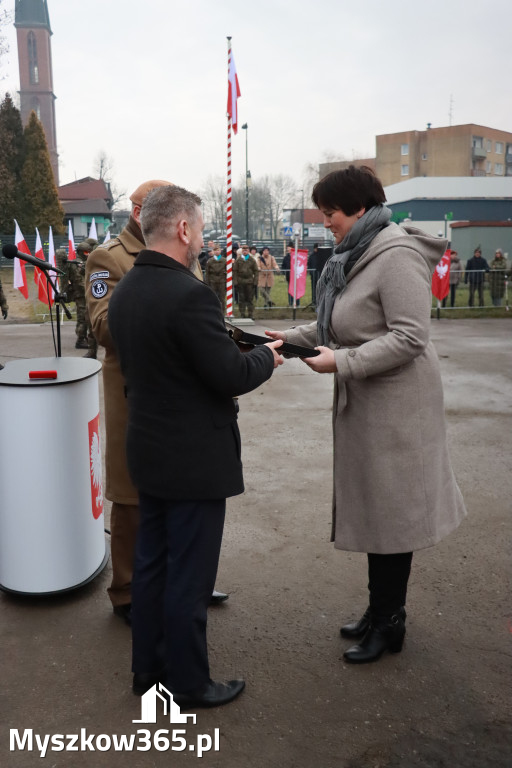 Fotorelacja: Defilada 13. Śląskiej Brygady Obrony Terytorialnej w Myszkowie