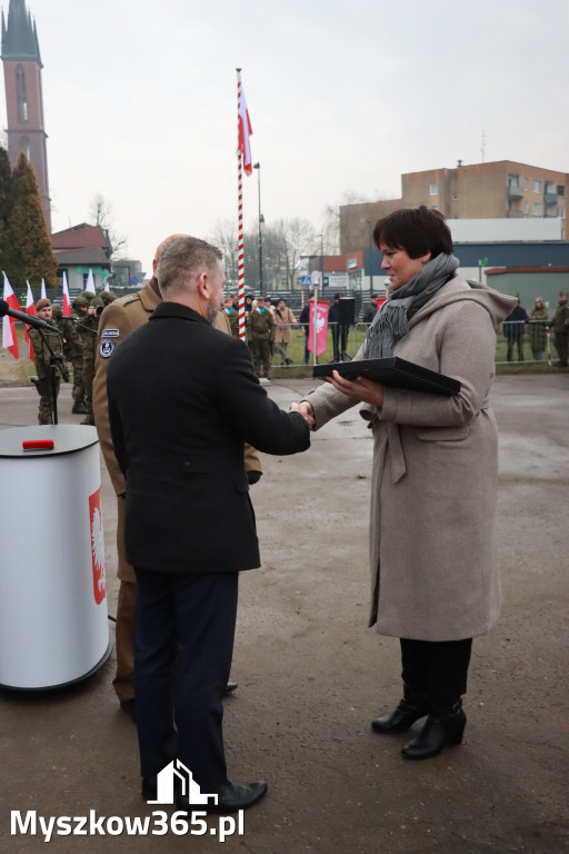 Fotorelacja: Defilada 13. Śląskiej Brygady Obrony Terytorialnej w Myszkowie