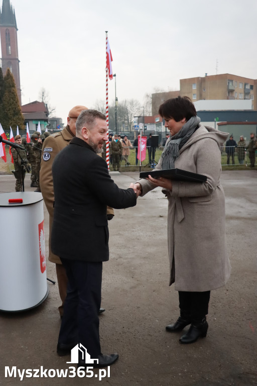 Fotorelacja: Defilada 13. Śląskiej Brygady Obrony Terytorialnej w Myszkowie