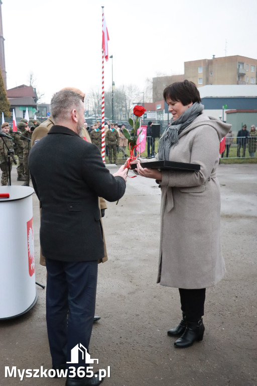 Fotorelacja: Defilada 13. Śląskiej Brygady Obrony Terytorialnej w Myszkowie
