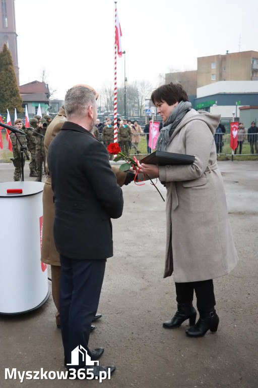 Fotorelacja: Defilada 13. Śląskiej Brygady Obrony Terytorialnej w Myszkowie