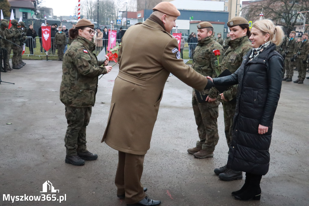 Fotorelacja: Defilada 13. Śląskiej Brygady Obrony Terytorialnej w Myszkowie