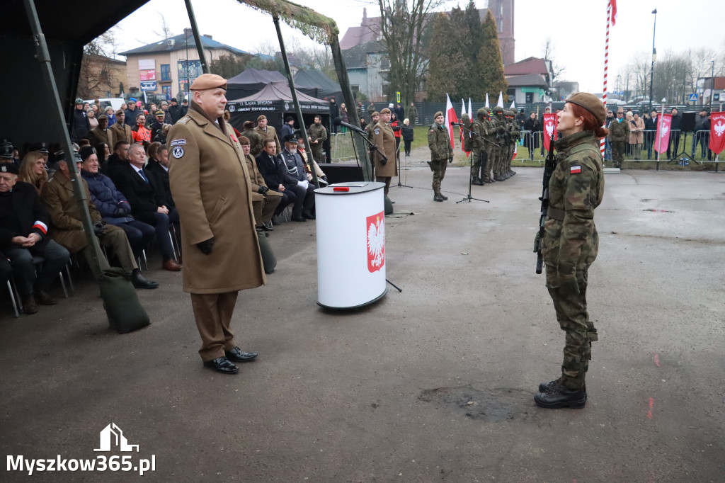 Fotorelacja: Defilada 13. Śląskiej Brygady Obrony Terytorialnej w Myszkowie
