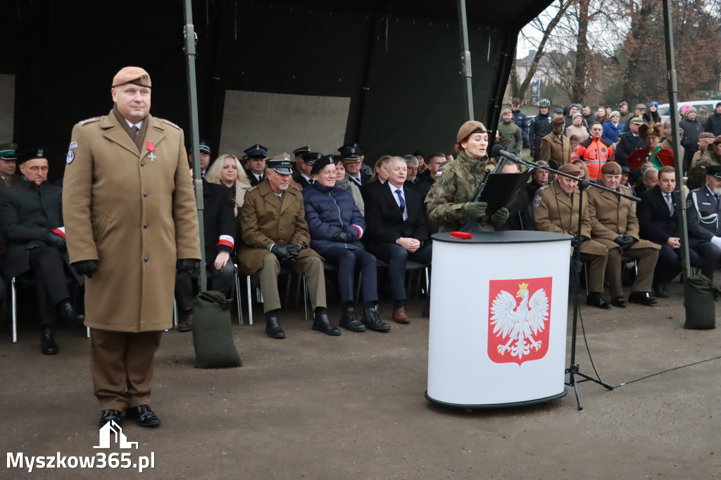 Fotorelacja: Defilada 13. Śląskiej Brygady Obrony Terytorialnej w Myszkowie