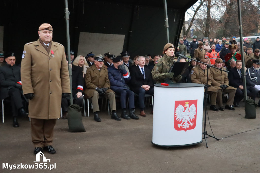 Fotorelacja: Defilada 13. Śląskiej Brygady Obrony Terytorialnej w Myszkowie