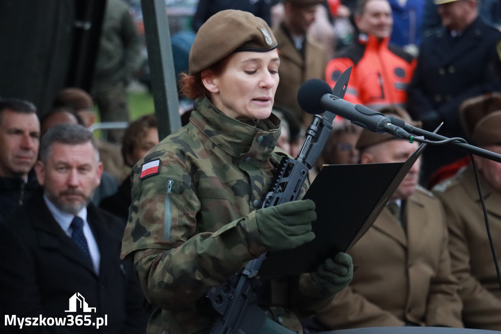Fotorelacja: Defilada 13. Śląskiej Brygady Obrony Terytorialnej w Myszkowie