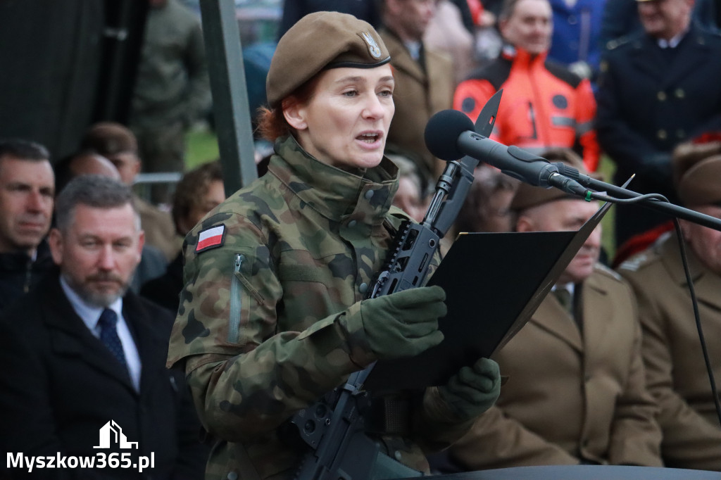 Fotorelacja: Defilada 13. Śląskiej Brygady Obrony Terytorialnej w Myszkowie