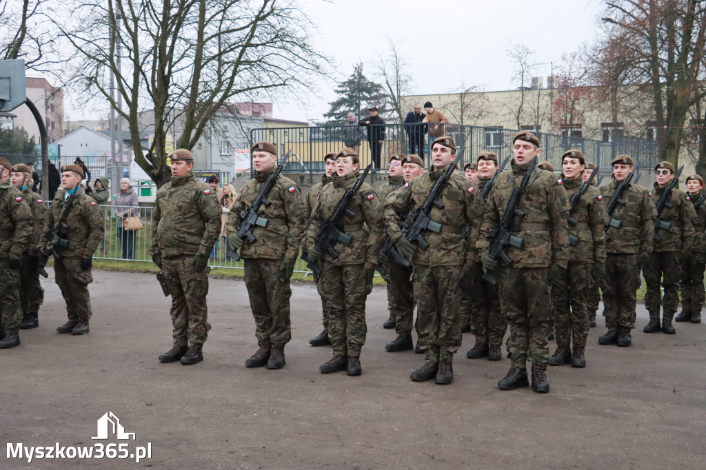 Fotorelacja: Defilada 13. Śląskiej Brygady Obrony Terytorialnej w Myszkowie