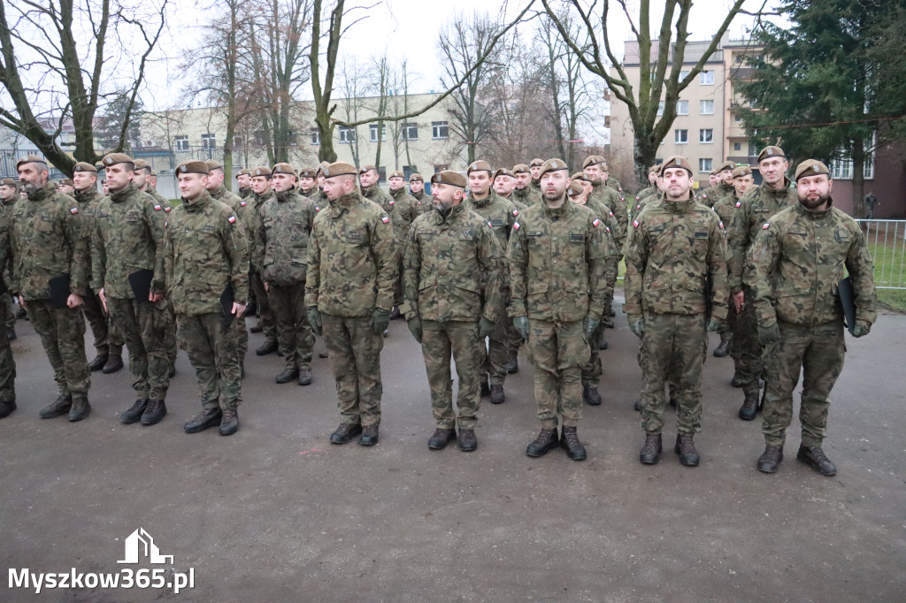 Fotorelacja: Defilada 13. Śląskiej Brygady Obrony Terytorialnej w Myszkowie