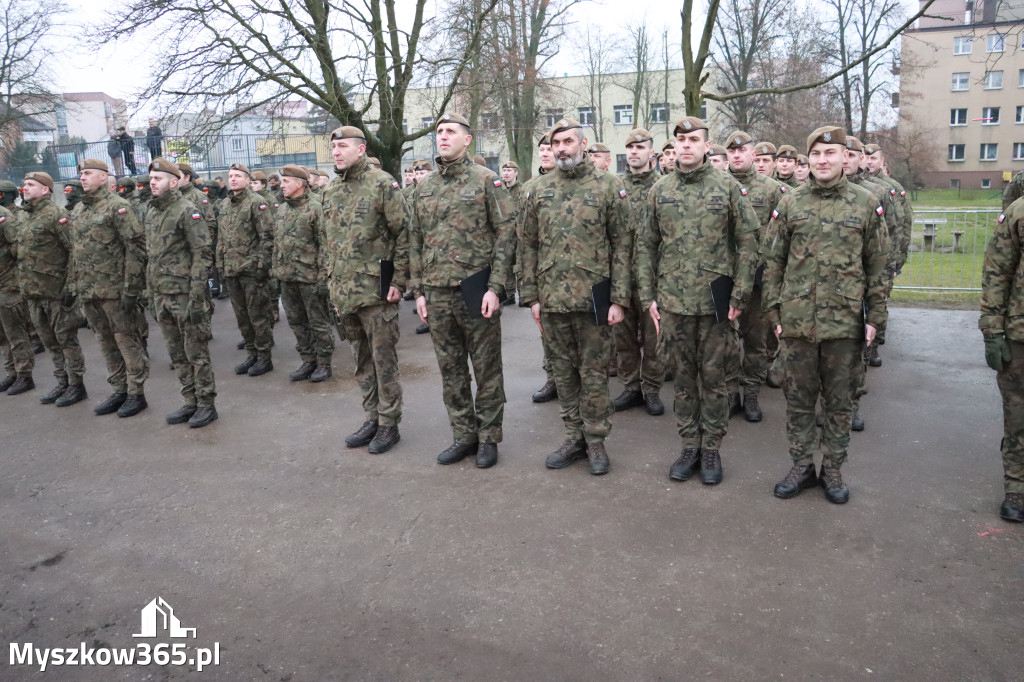 Fotorelacja: Defilada 13. Śląskiej Brygady Obrony Terytorialnej w Myszkowie