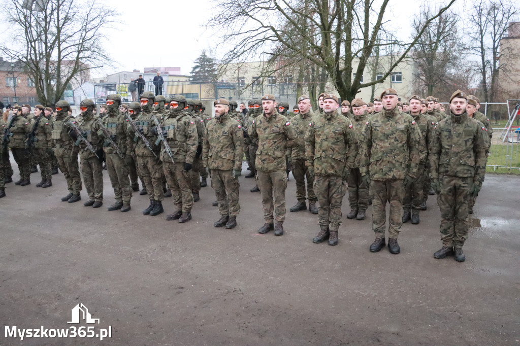Fotorelacja: Defilada 13. Śląskiej Brygady Obrony Terytorialnej w Myszkowie